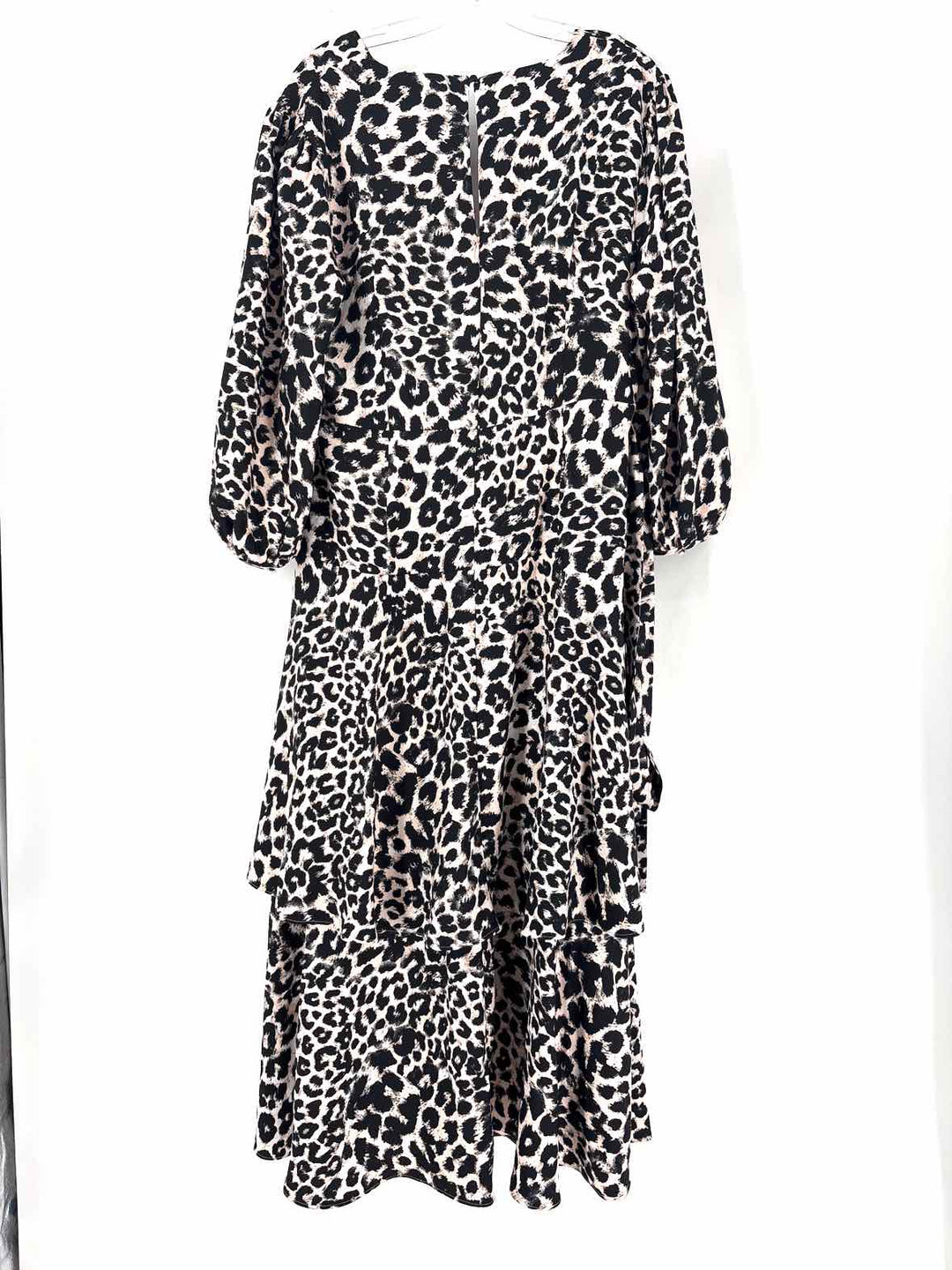 Size 12 Calvin Klein Black Print Dress