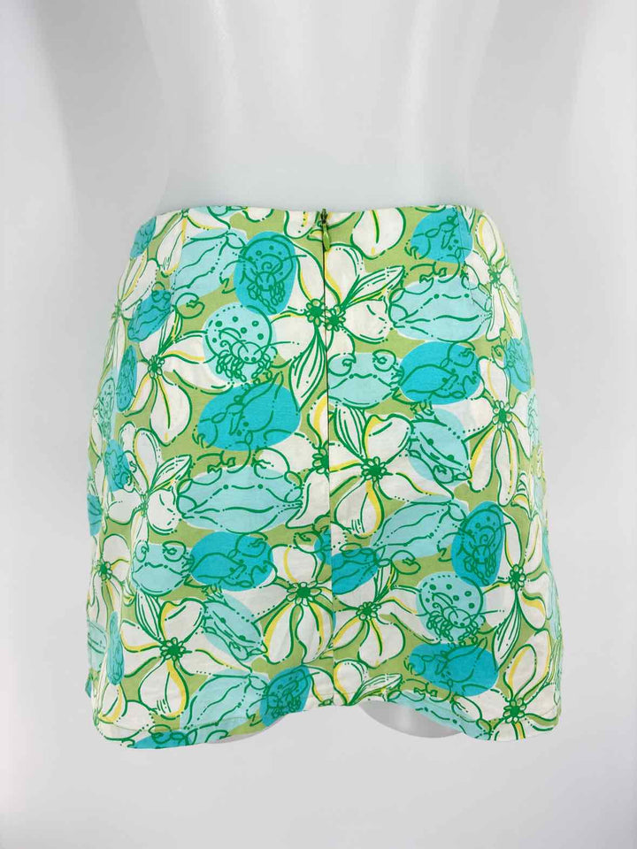 Size 2 Lilly Pulitzer Multi-Color Skirt