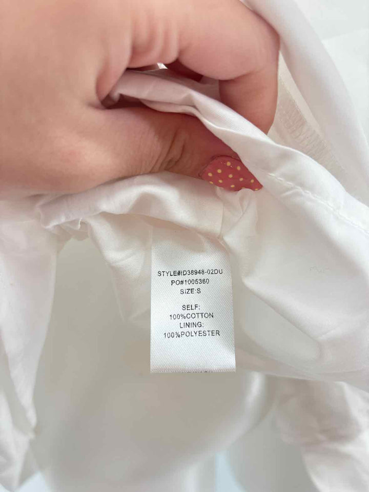 Size S HUDSON GREY White Dress