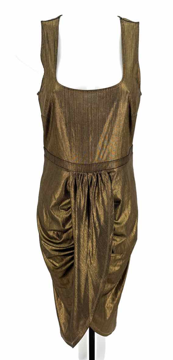 Size 0X Gold Dress