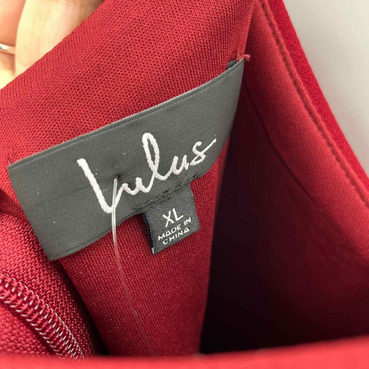 Size XL LULUS Burgundy Dress