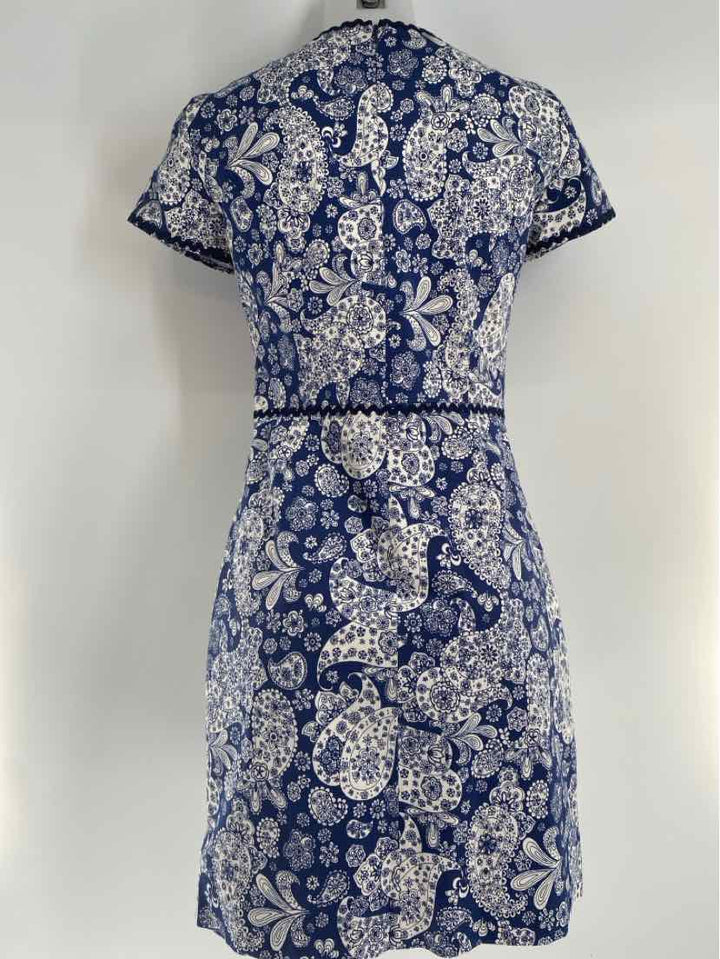 Size 4 Brooks Brothers Blue Dress