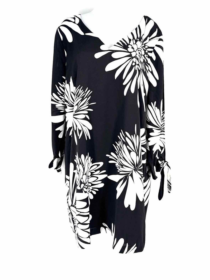 Size XL TRINA TURK Black/White Dress