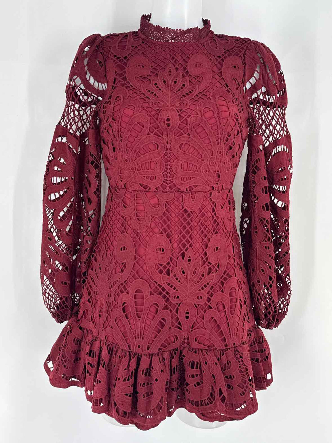 Size XS AQUA Wine Dress