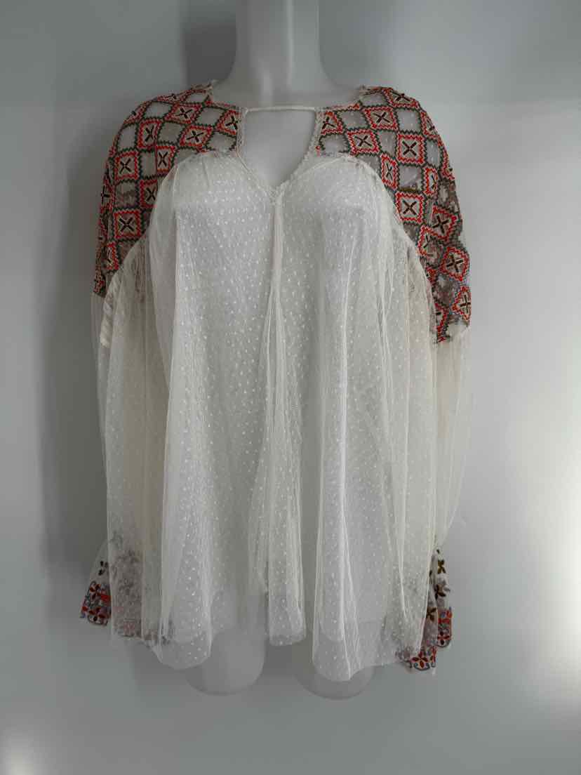 Size M FREE PEOPLE Multi-Color Shirt