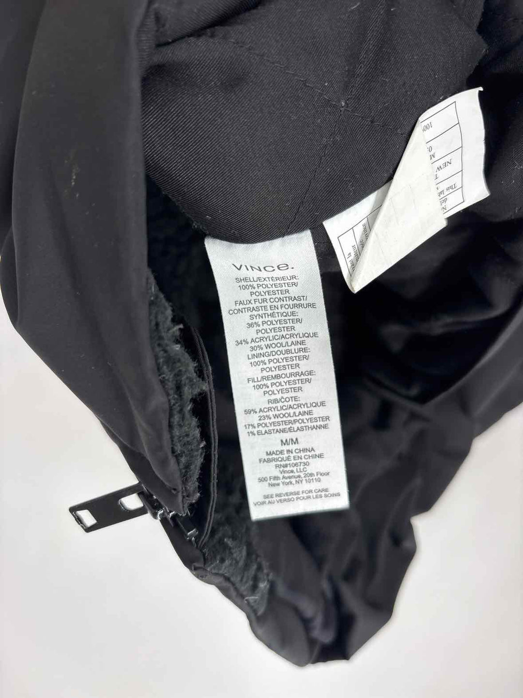 Size M VINCE Black Jacket