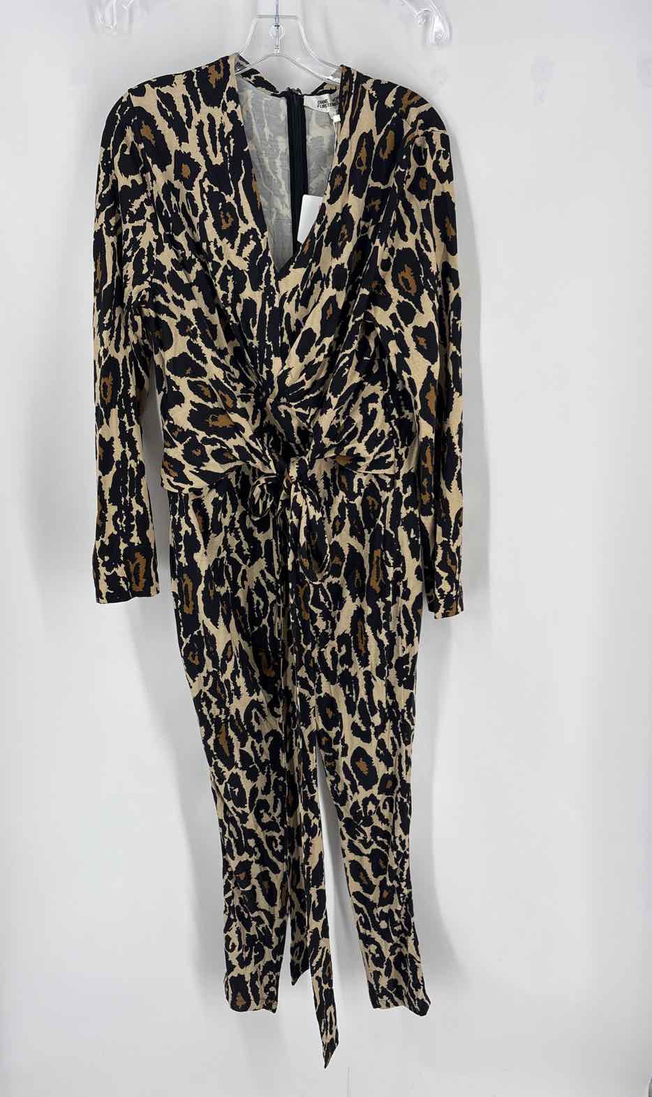 Size L DIANE VON FURSTENBERG Brown Romper