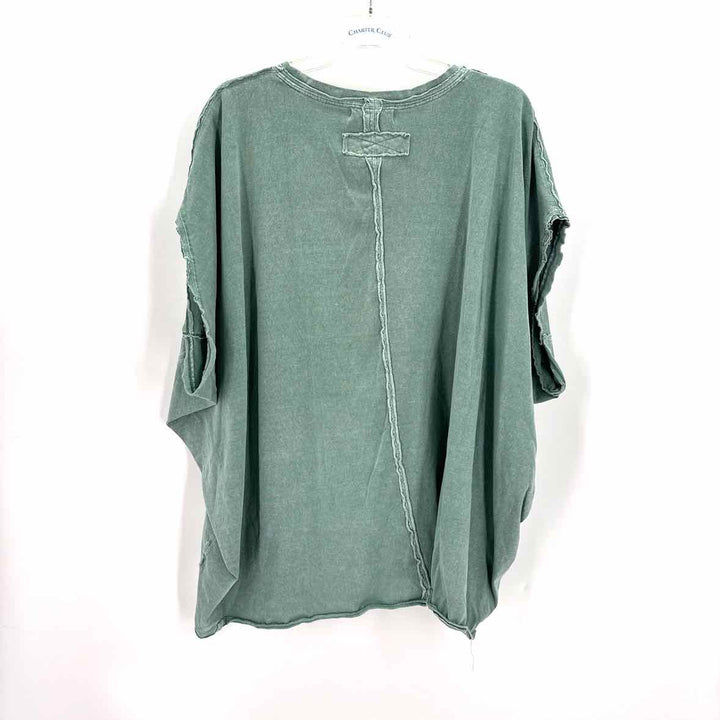 Size L WE THE FREE Green Knit Shirt