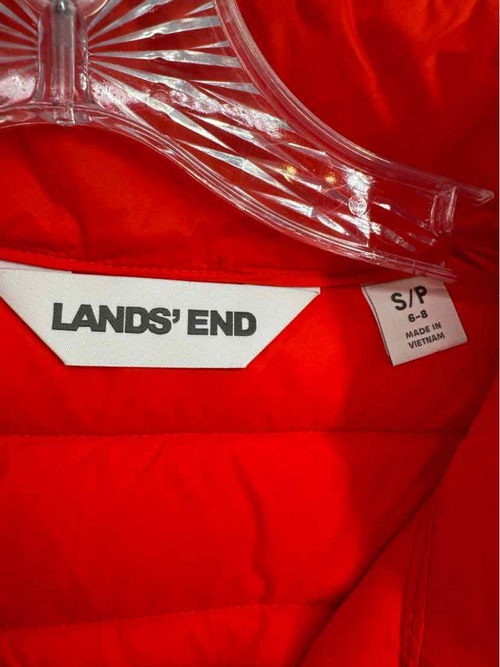 Size S LAND END Red Jacket