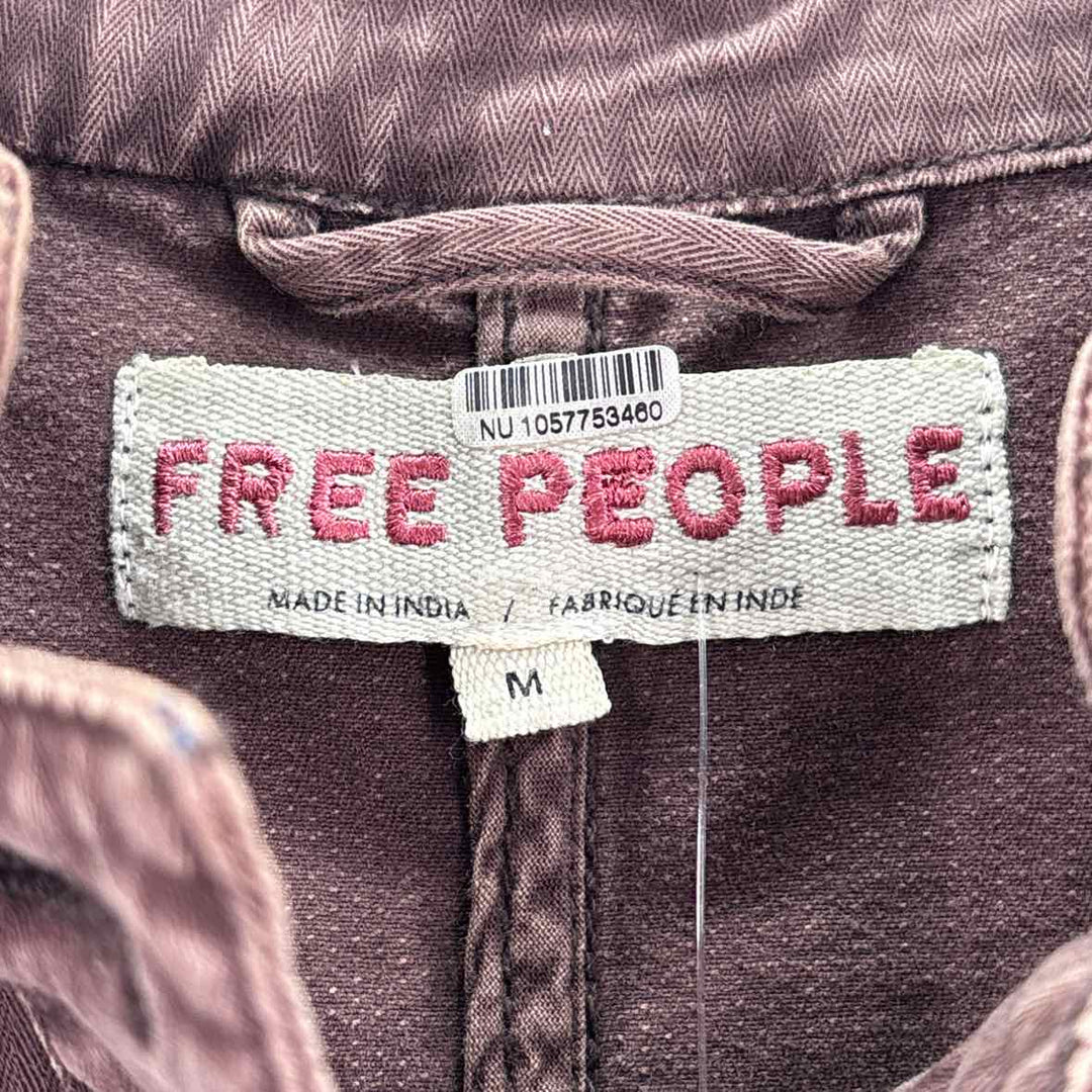Size M FREE PEOPLE Brown Jacket