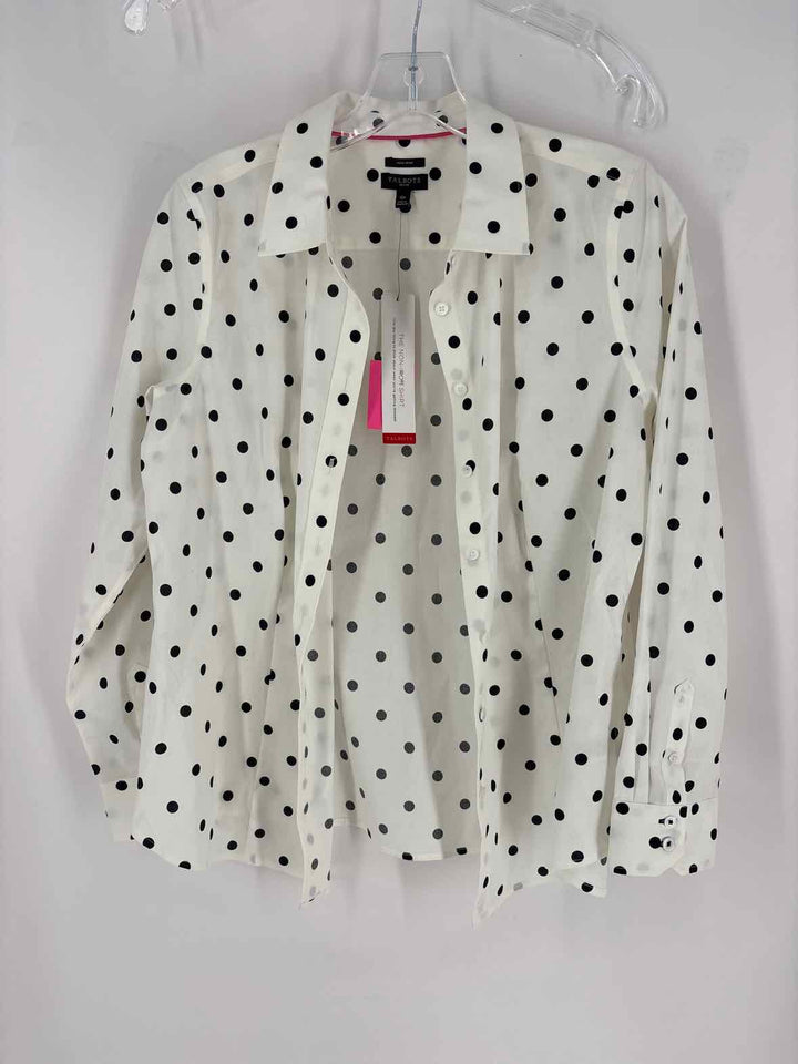 Size 10 Talbots Cream Shirt