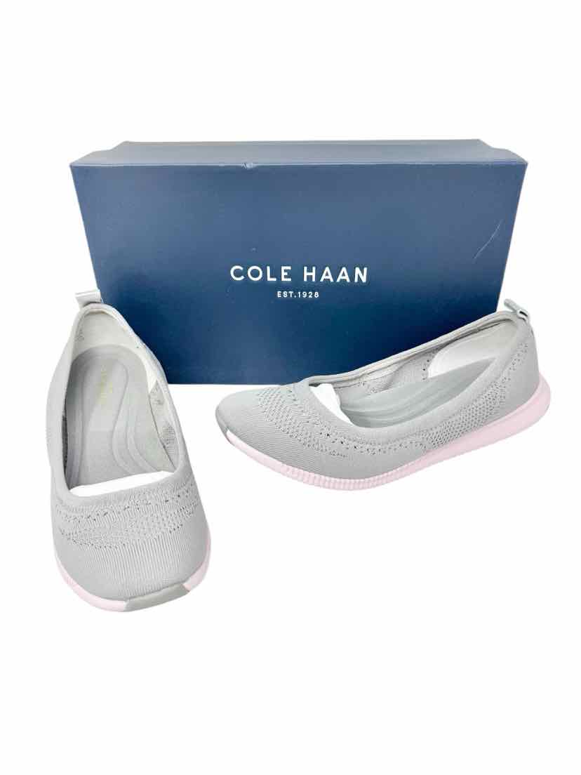 Shoe Size 8 Cole Haan Gray Knit Flats