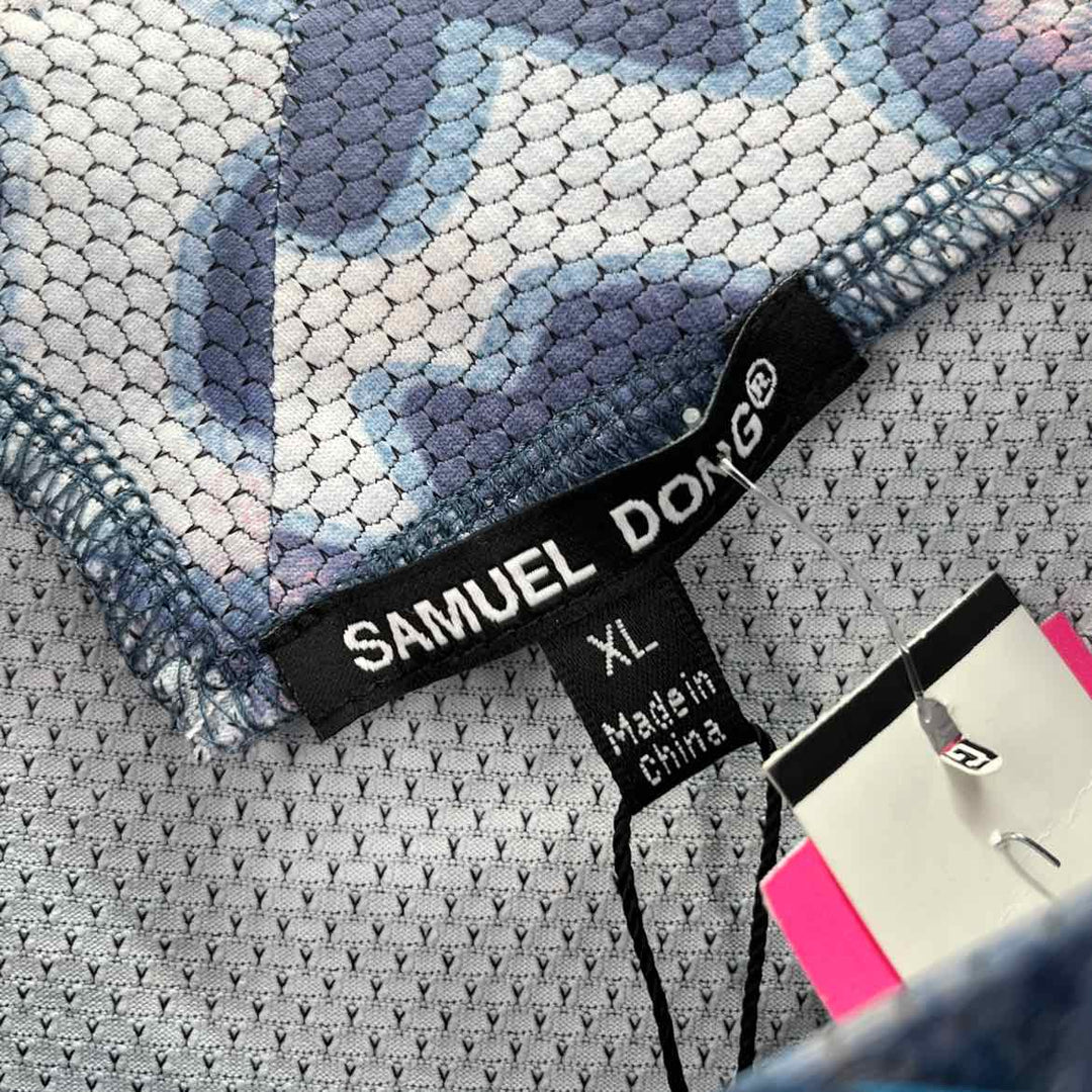 Size XL SAMUEL DONG Blue Shirt