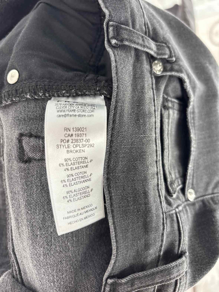Size 28 FRAME Black Pants