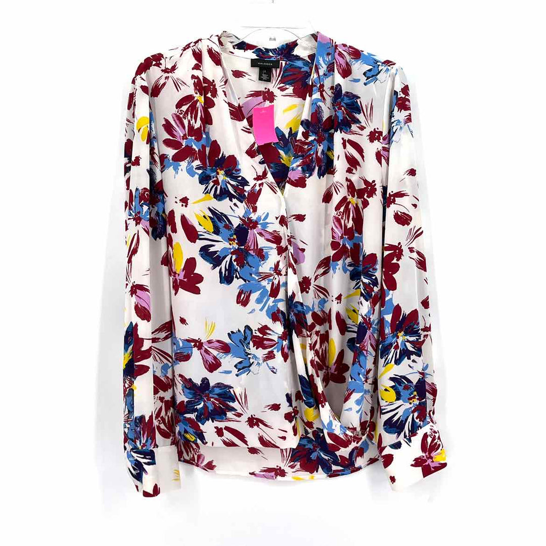 Size L HALOGEN White Shirt
