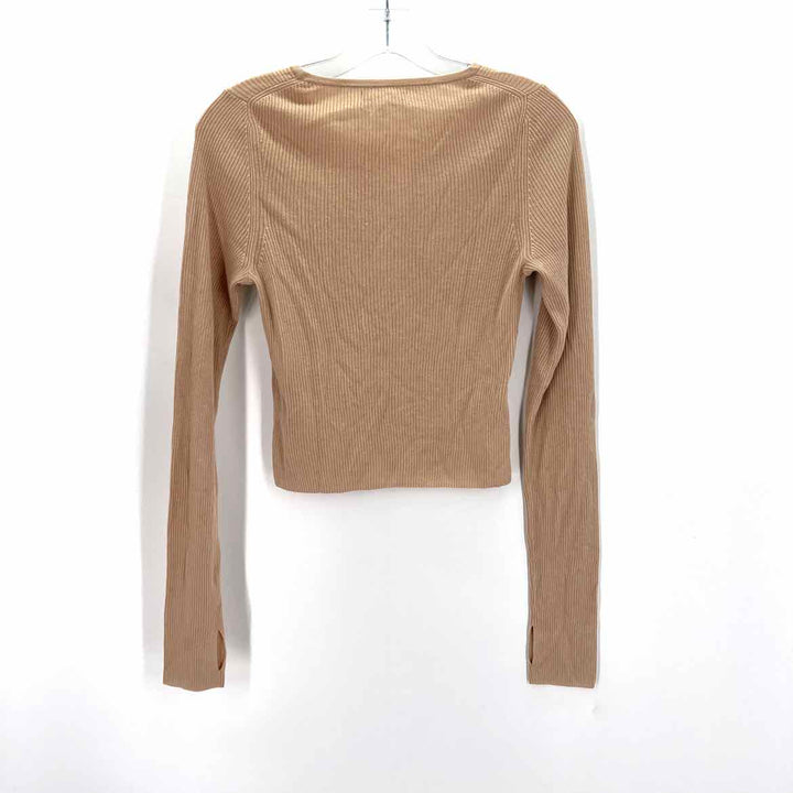 Size S Beige Knit Sweater