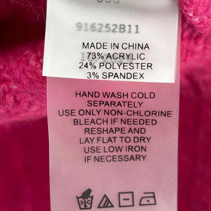 Size L Vince Camuto Hot Pink Knit Sweater