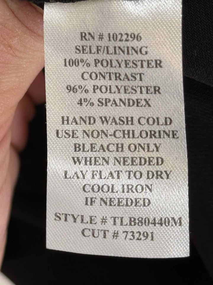 Size 10 CONNECTED APPAREL Black Dress