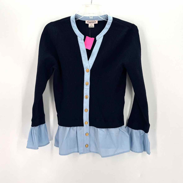 Size L NANETTE LEPORE Navy Sweater
