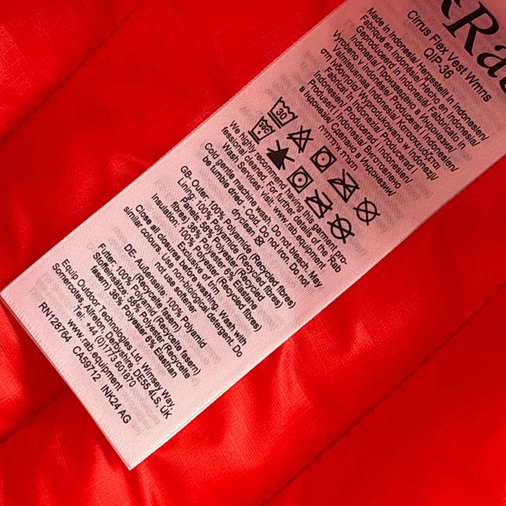 Size S Pumpkin Nylon Vest