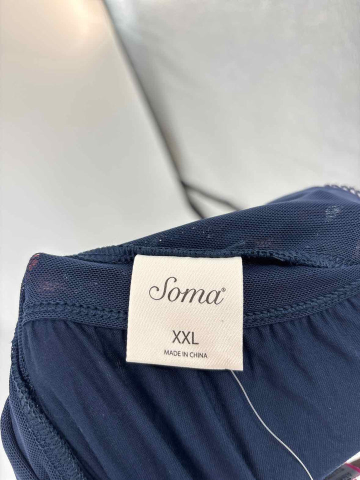Size XXL SOMA Navy Pajamas