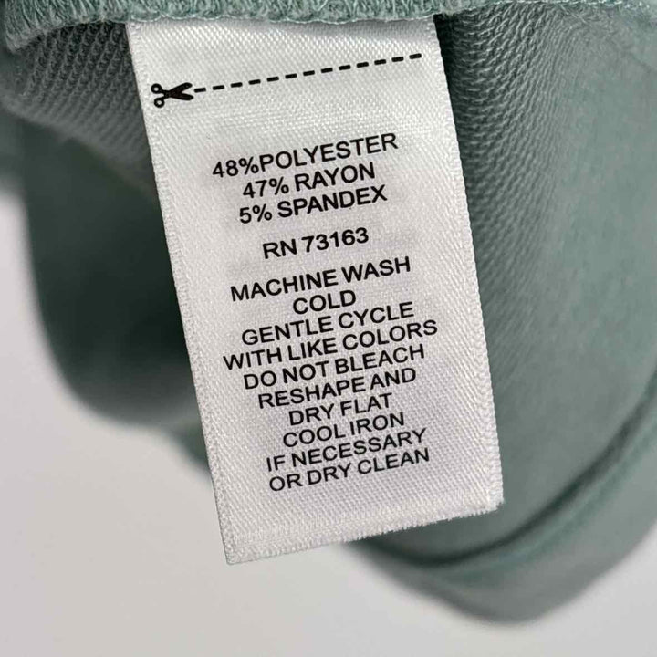 Size 1X CABLE & GAUGE Green Shirt