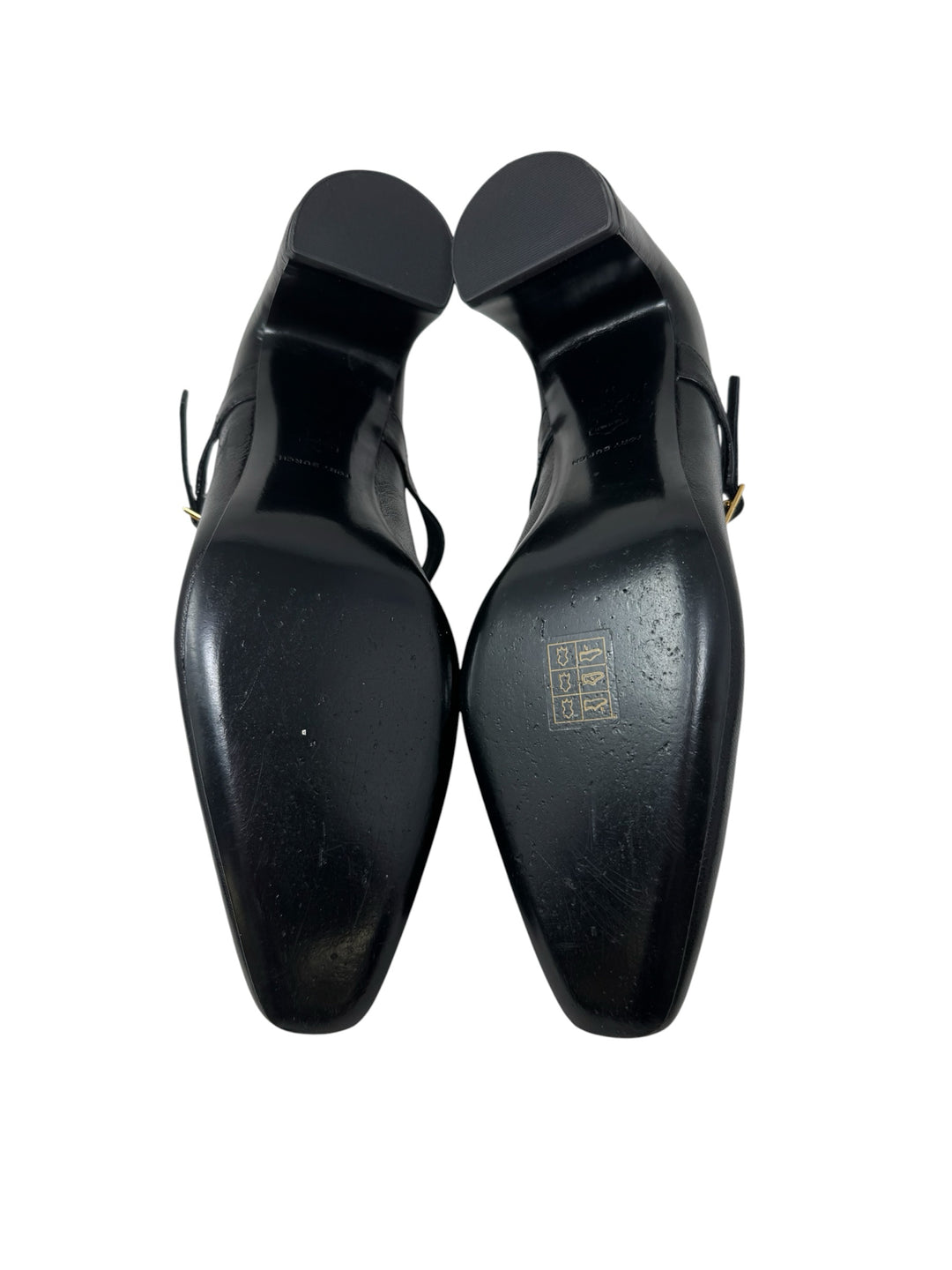 Shoe Size 7 Tory Burch Black Leather Pumps