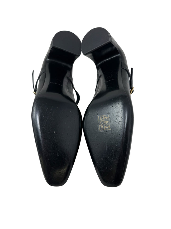 Shoe Size 7 Tory Burch Black Leather Pumps