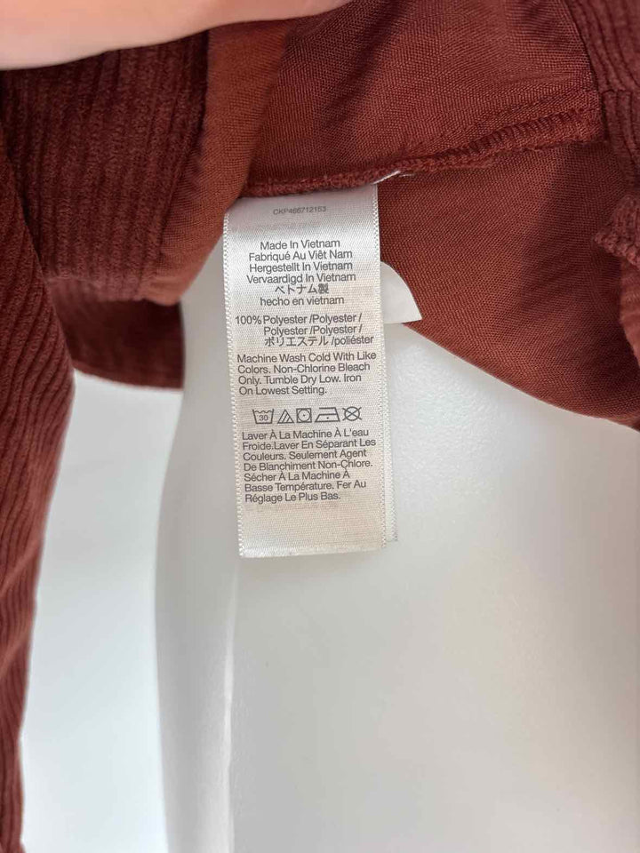 Size L MADEWELL Brown Shirt