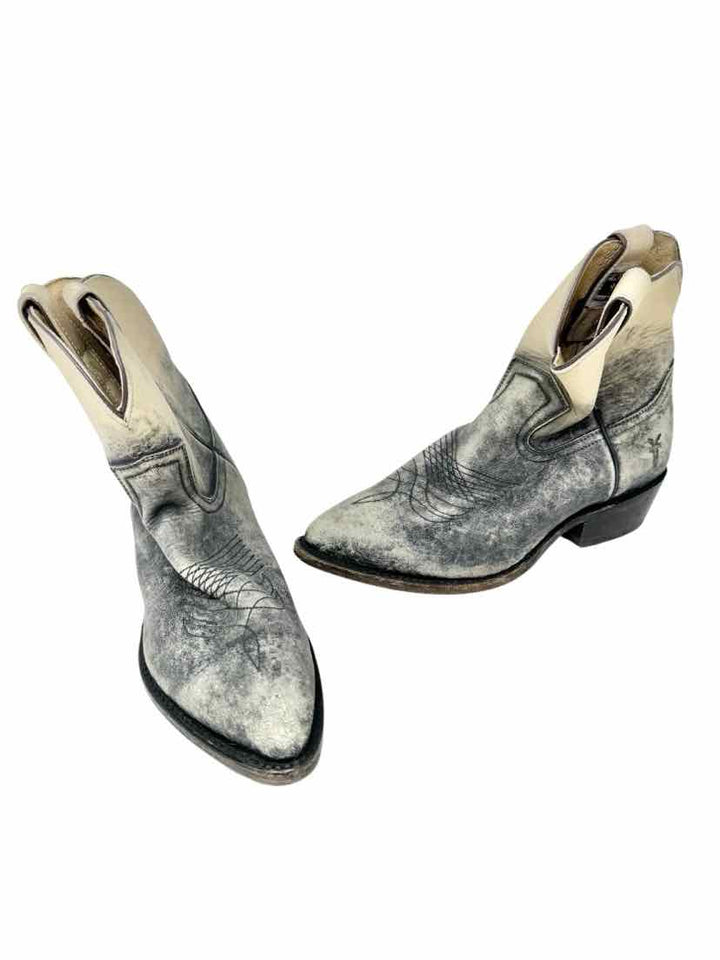 Shoe Size 8 Frye Beige Print Boots