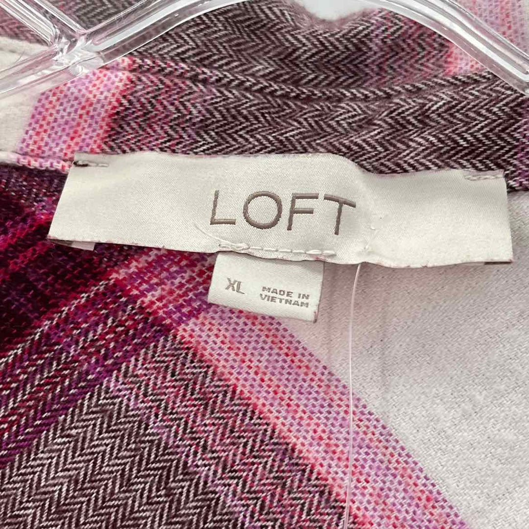 Size XL Ann Taylor Burgundy Shirt
