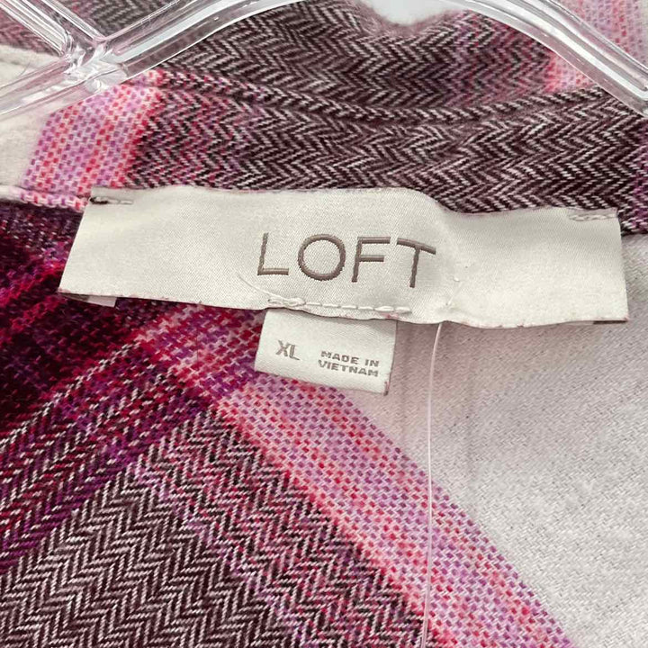 Size XL Ann Taylor Burgundy Shirt