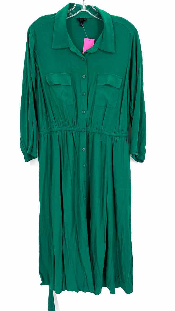 Size 1 Torrid Green Dress