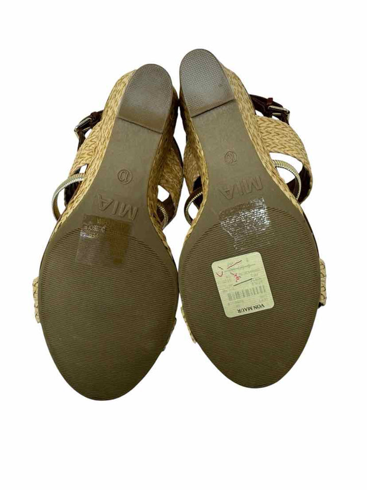 Shoe Size 10 MIA Tan Sandals