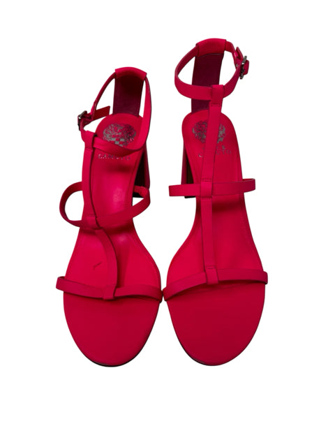 Shoe Size 10 Vince Camuto Pink Leather Sandals