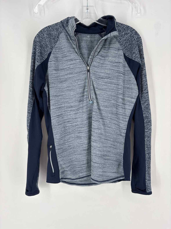 Size L Athleta Navy Print Jacket