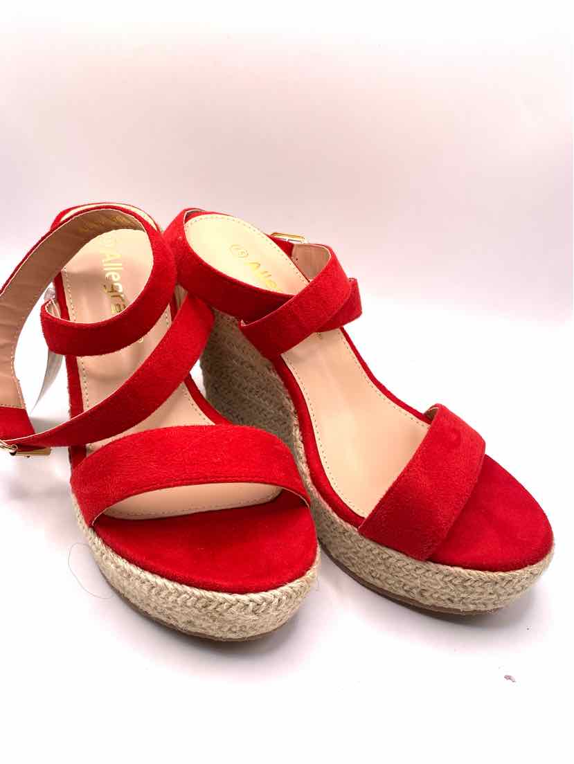 Shoe Size 8.5 Red Sandals