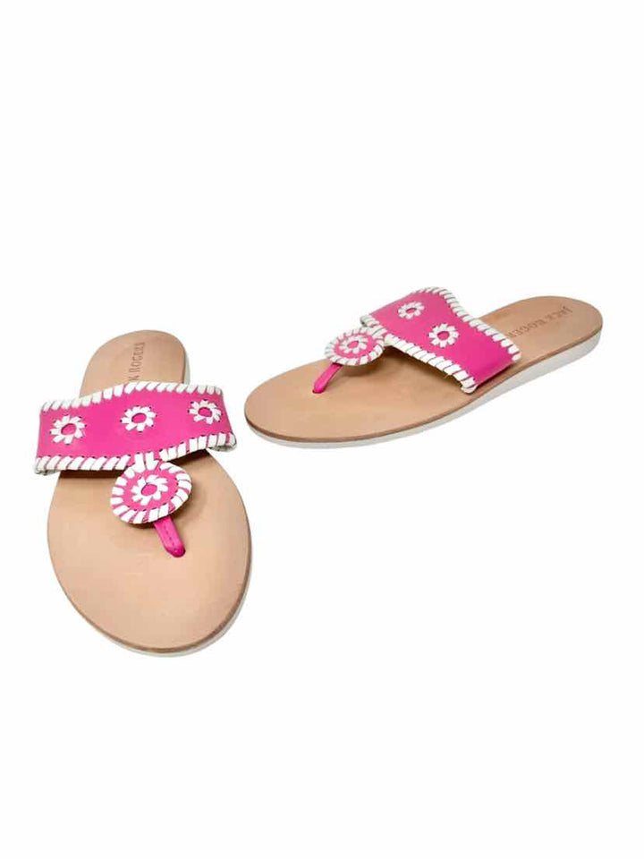 Shoe Size 9 Jack Rogers Pink Leather Sandals