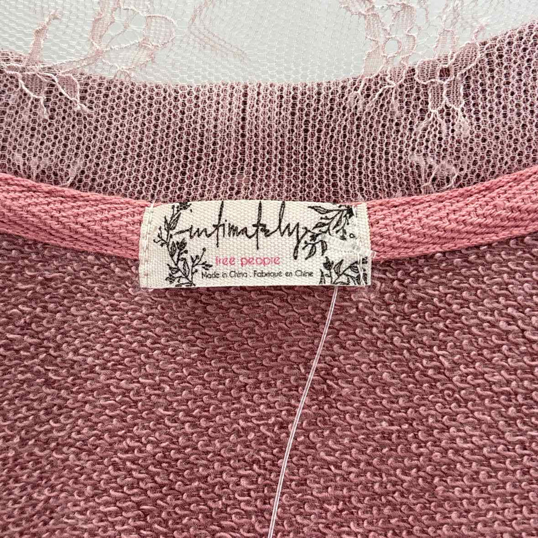 Size S FREE PEOPLE Mauve Shirt
