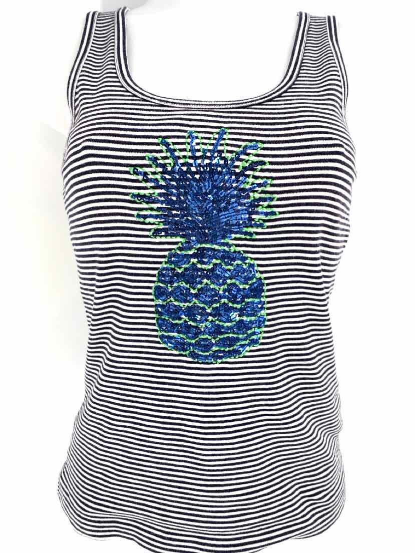 Size S Tory Burch Navy Shirt