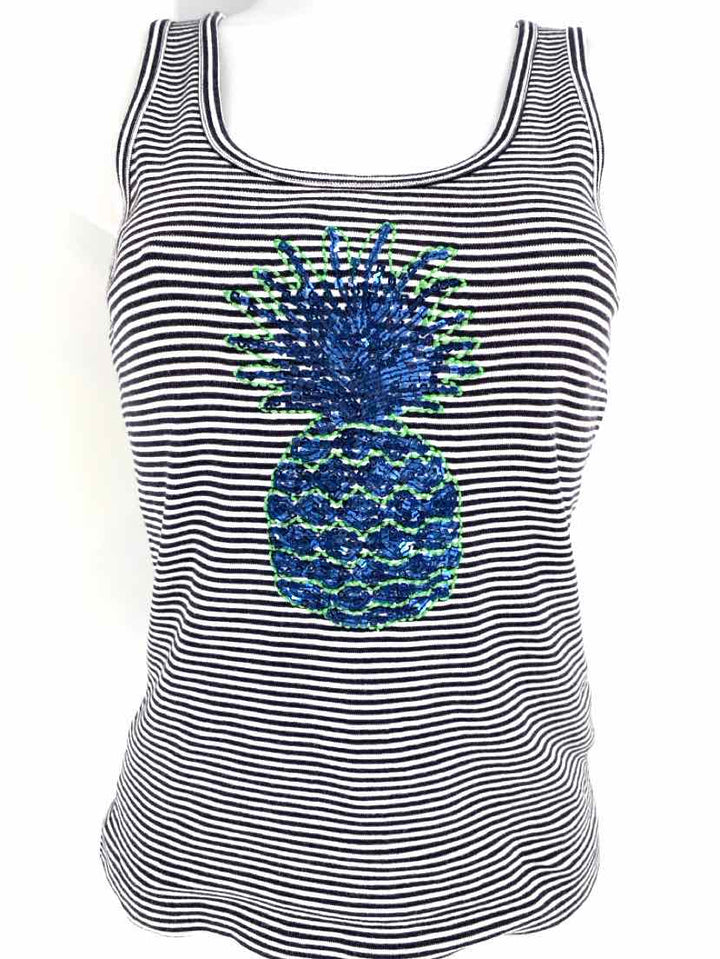 Size S Tory Burch Navy Shirt