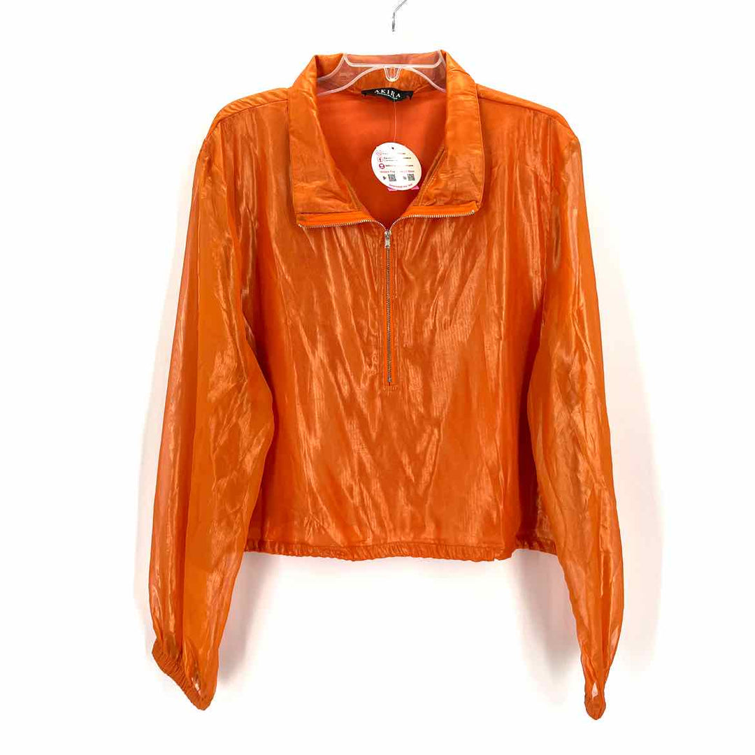 Size 1X AKIRA Orange Jacket