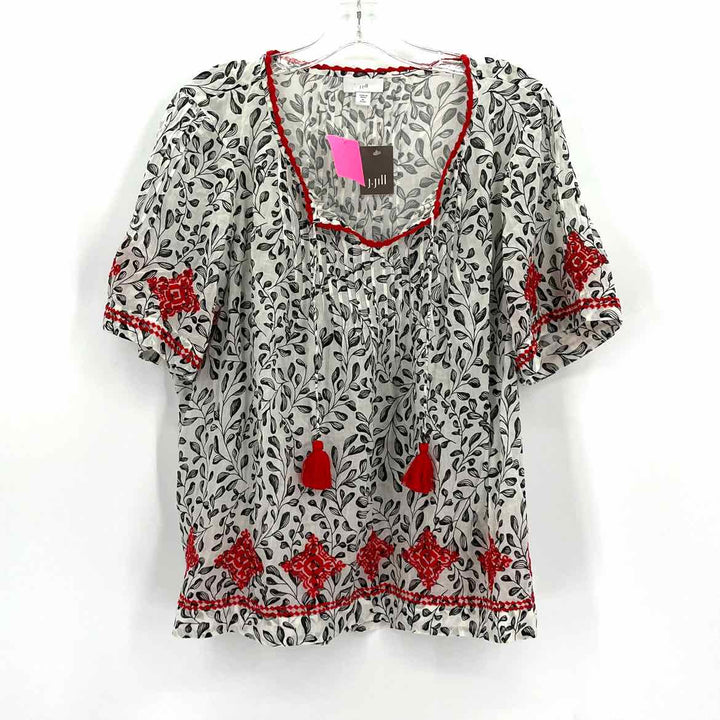 Size M J JILL White Shirt