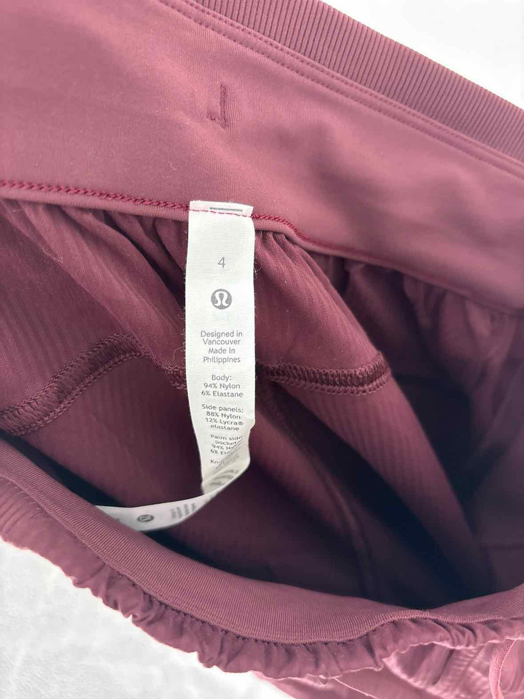 Size 4 Lululemon Wine Pants