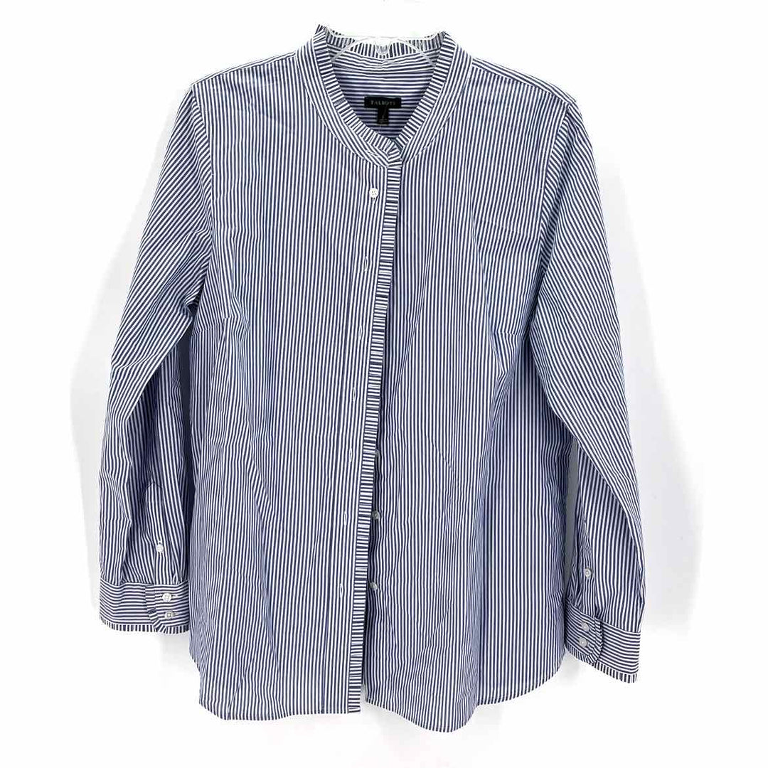 Size L Talbots Blue Shirt