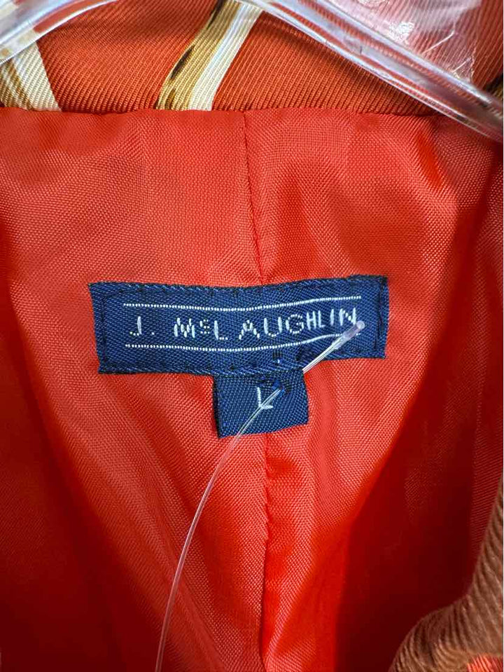Size L J MCLAUGHLIN Orange Vest