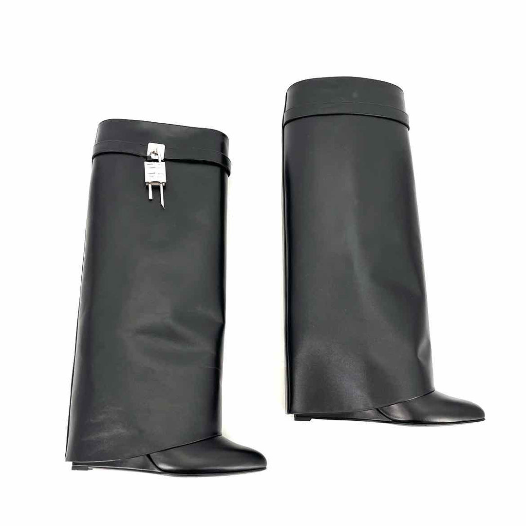 Shoe Size 44 GIVENCHY Black Leather Luxury - Boots