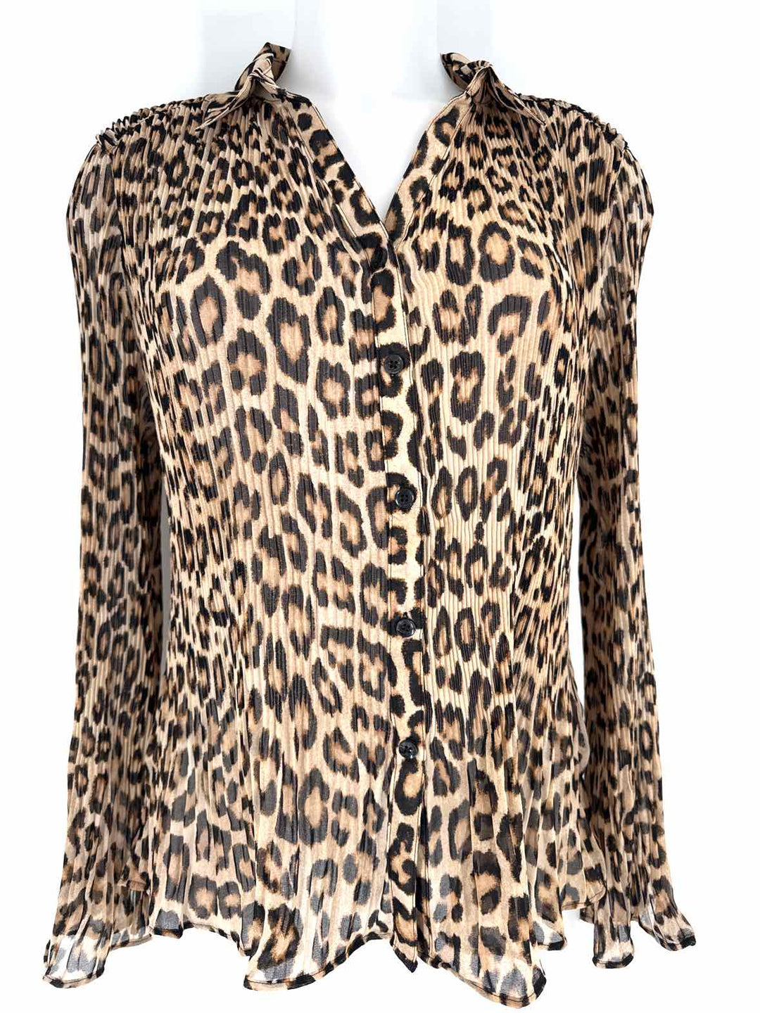Size 8 Chico's Brown Print Shirt