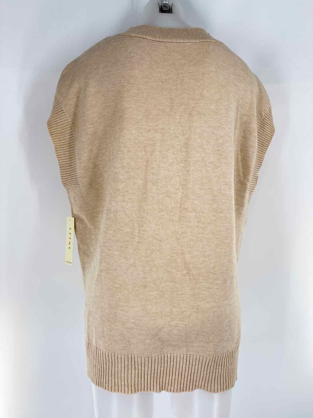 Size XL CYRUS Tan Sweater