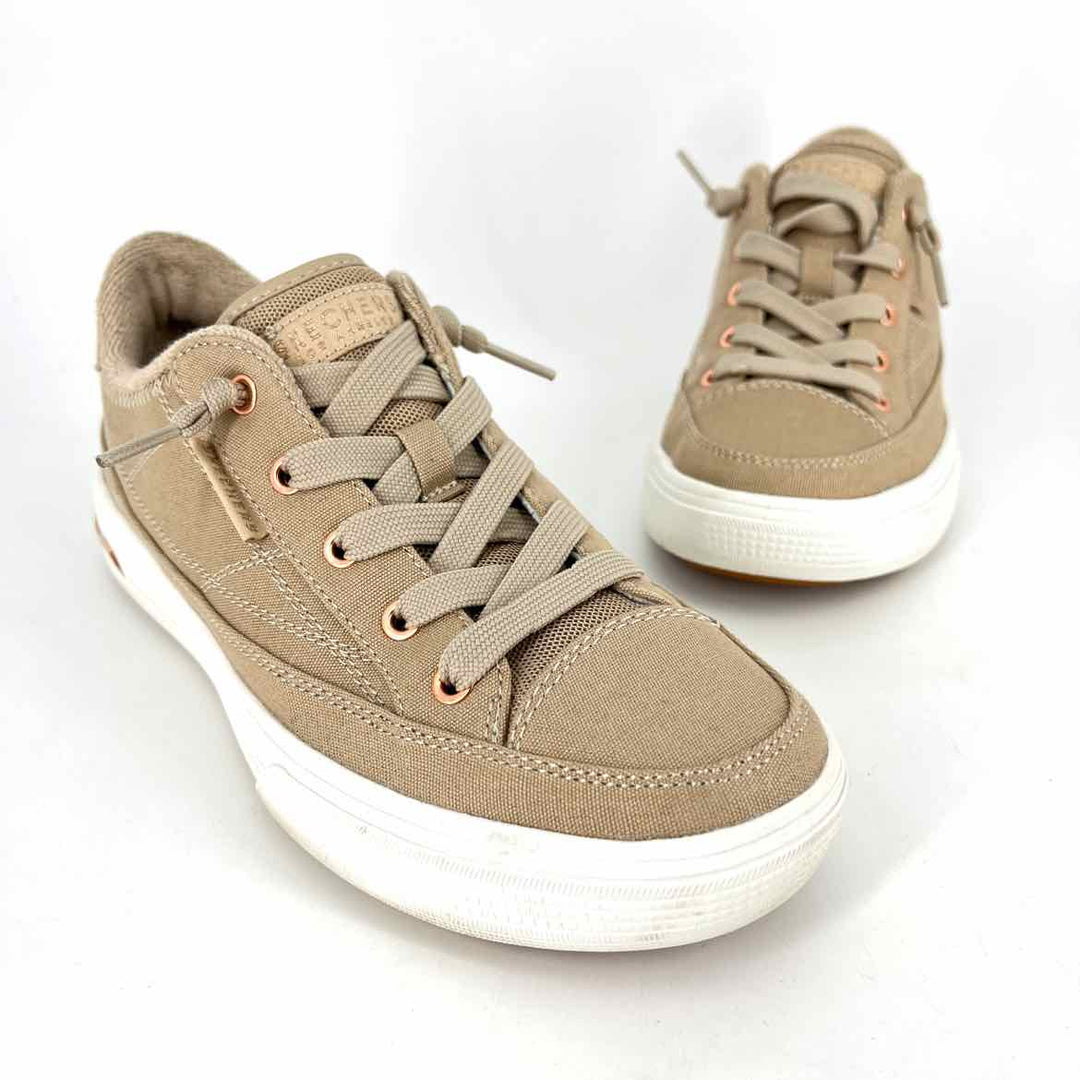 Shoe Size 6.5 Sketchers Taupe Canvas Sneakers